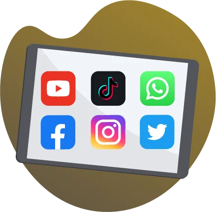 Social media vector